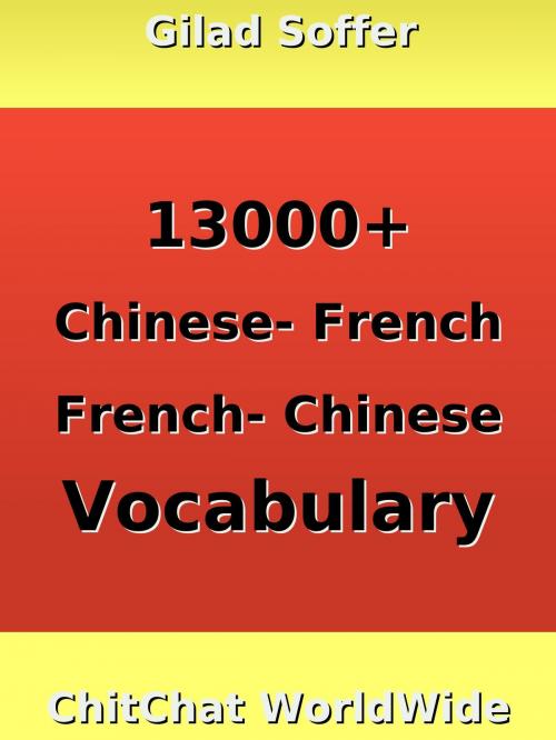 Cover of the book 13000+ Chinese - French French - Chinese Vocabulary by Gilad Soffer, Gilad Soffer