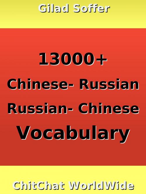 Cover of the book 13000+ Chinese - Russian Russian - Chinese Vocabulary by Gilad Soffer, Gilad Soffer