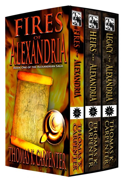 Cover of the book Alexandrian Saga (Books 1-3) by Thomas K. Carpenter, Black Moon Books