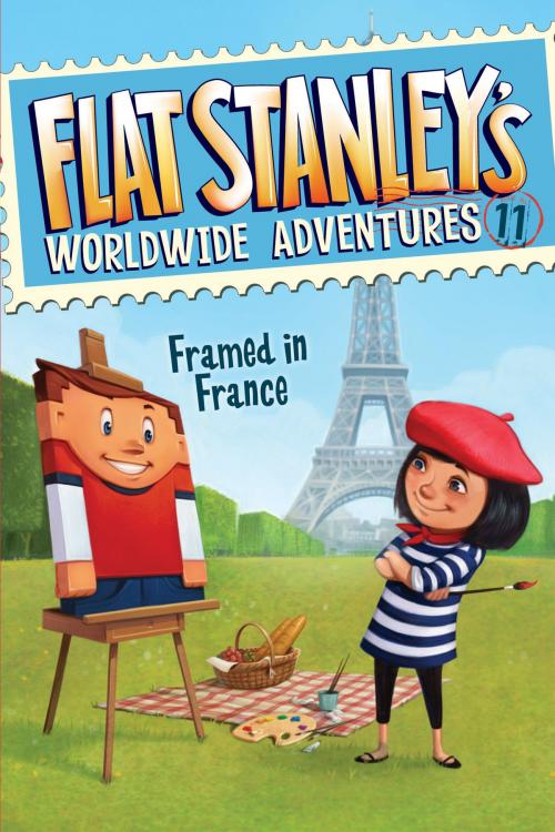 Cover of the book Flat Stanley's Worldwide Adventures #11: Framed in France by Jeff Brown, HarperCollins