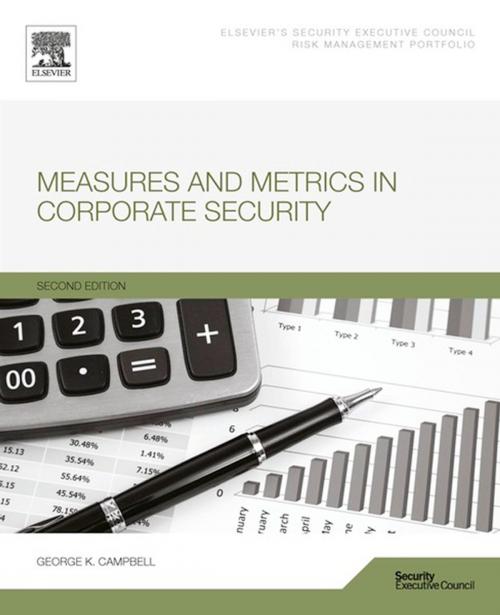 Cover of the book Measures and Metrics in Corporate Security by George Campbell, Elsevier Science