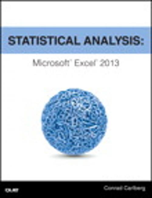 Cover of the book Statistical Analysis by Conrad Carlberg, Pearson Education