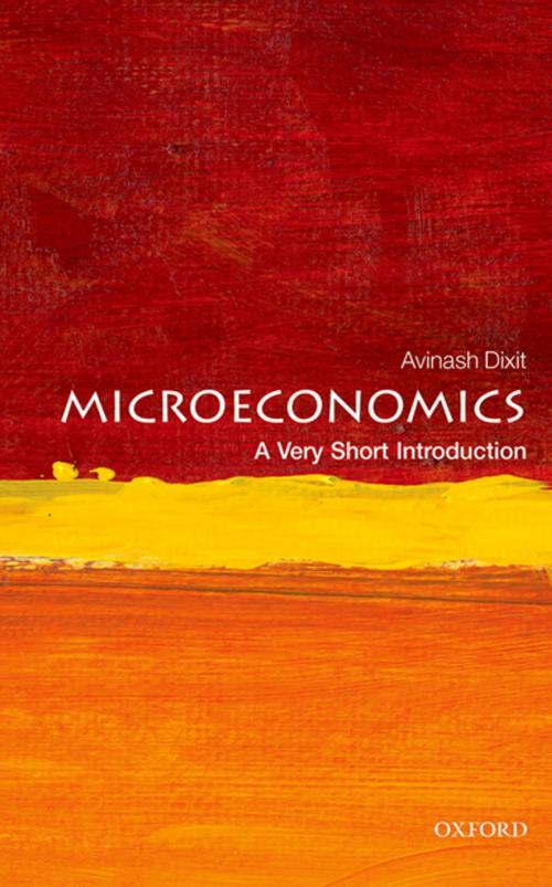 Cover of the book Microeconomics: A Very Short Introduction by Avinash Dixit, OUP Oxford