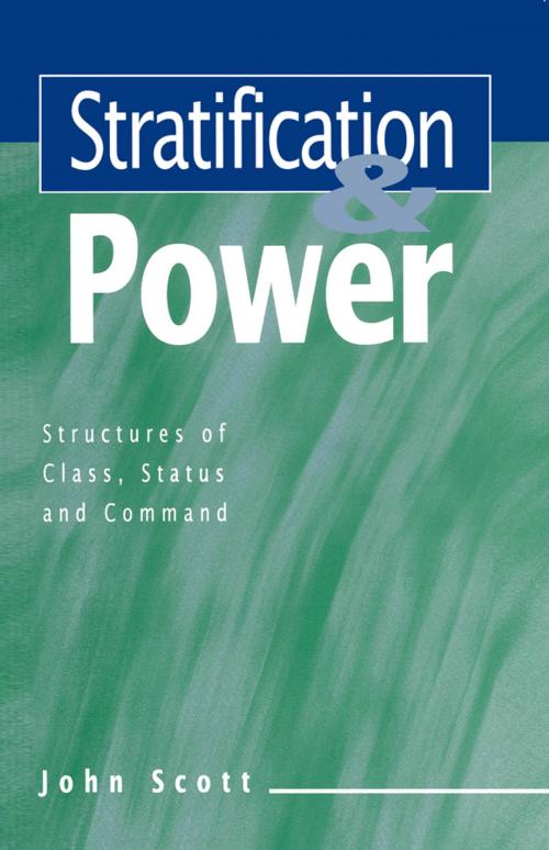 Cover of the book Stratification and Power by John Scott, Wiley
