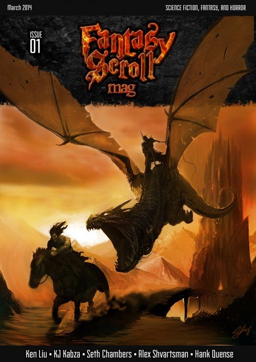 Cover of the book Fantasy Scroll Magazine Issue #1 by Iulian Ionescu, Ken Liu, KJ Kabza, Fantasy Scroll Press, LLC