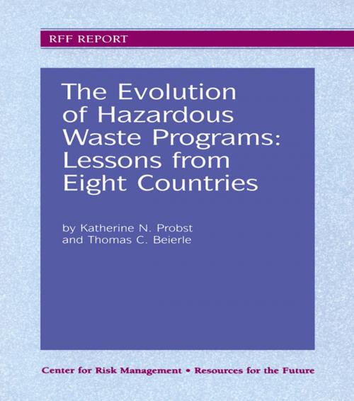 Cover of the book The Evolution of Hazardous Waste Programs by Katherine N. Probst, Thomas C. Beierle, Taylor and Francis