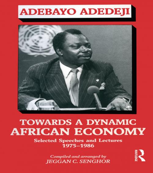 Cover of the book Towards a Dynamic African Economy by Adebayo Adedeji, Jeggan Colley Senghor, Taylor and Francis