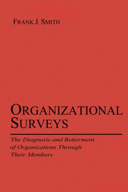 Cover of the book Organizational Surveys by Frank J. Smith, Taylor and Francis
