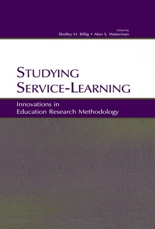 Cover of the book Studying Service-Learning by , Taylor and Francis