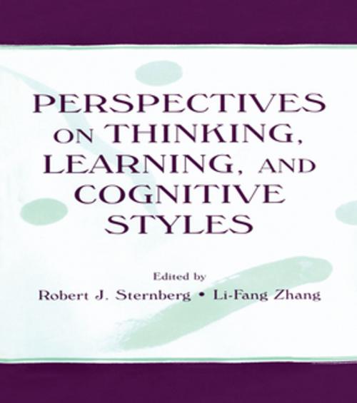 Cover of the book Perspectives on Thinking, Learning, and Cognitive Styles by , Taylor and Francis