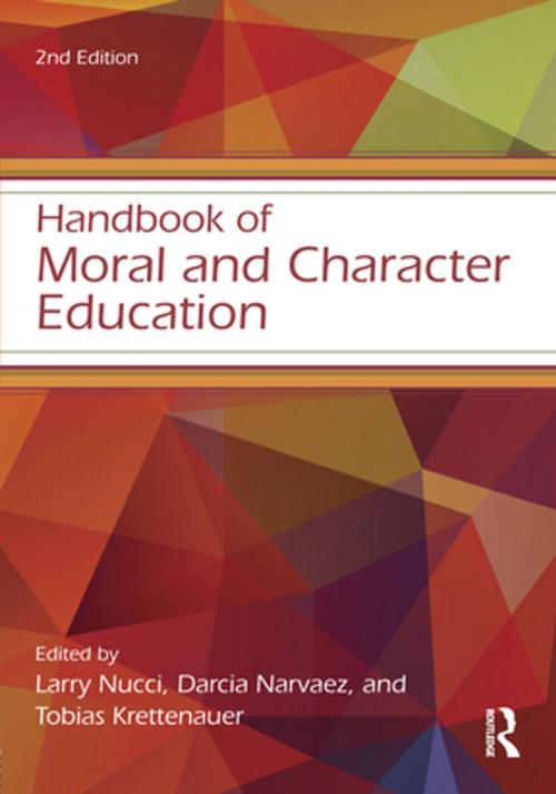 Cover of the book Handbook of Moral and Character Education by , Taylor and Francis