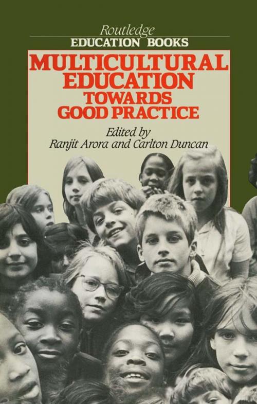 Cover of the book Multicultural Educ - Arora by Rahjit Arora, C.G. Duncan, Taylor and Francis