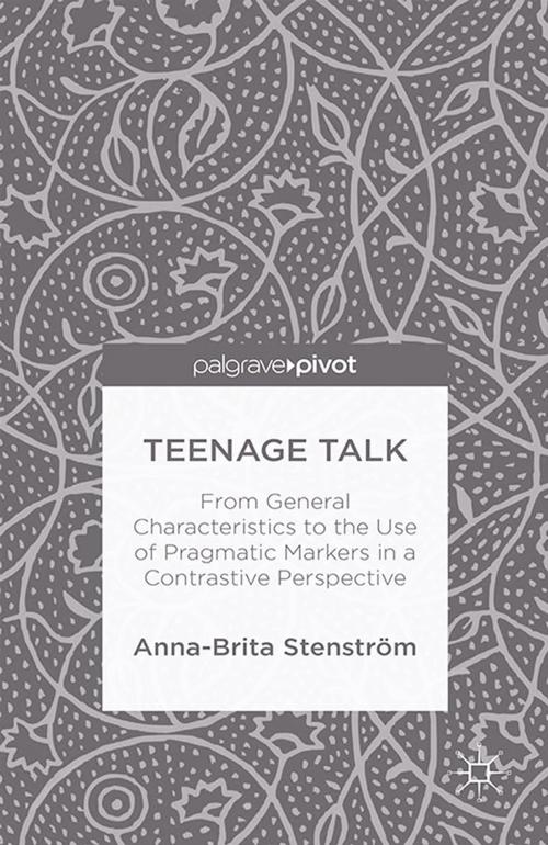 Cover of the book Teenage Talk by A. Stenström, Palgrave Macmillan UK