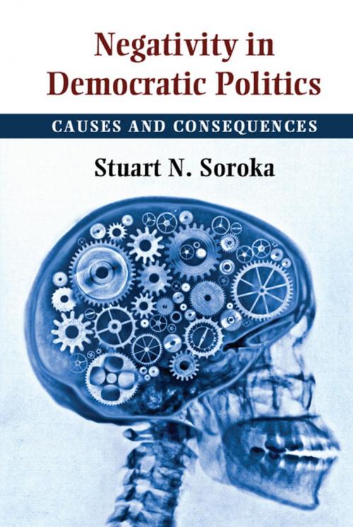 Cover of the book Negativity in Democratic Politics by Stuart N. Soroka, Cambridge University Press