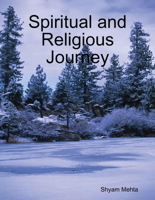 Cover of the book Spiritual and Religious Journey by Shyam Mehta, Lulu.com