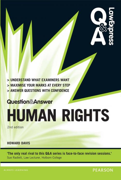Cover of the book Law Express Question and Answer: Human Rights by Howard Davis, Pearson Education Limited