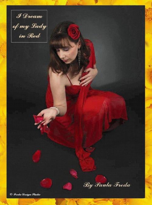 Cover of the book I Dream of My Lady in Red by Paula Freda, Paula Freda