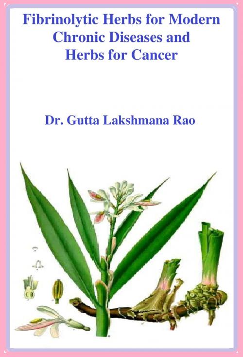 Cover of the book Fibrinolytic Herbs for Modern Chronic Diseases and Herbs for Cancer by Dr Gutta Lakshmana Rao, Dr Gutta Lakshmana Rao