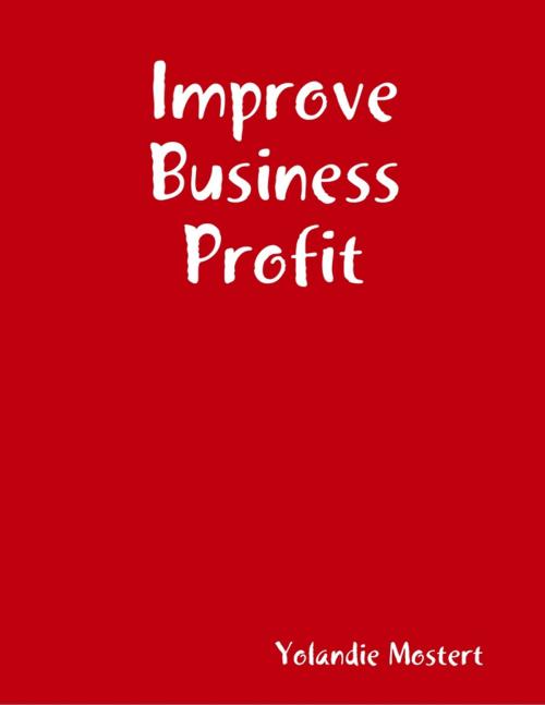 Cover of the book Improve Business Profit by Yolandie Mostert, Lulu.com