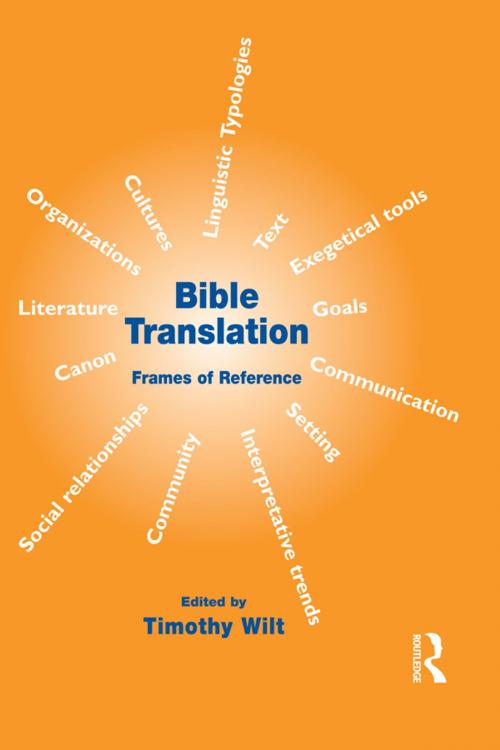 Cover of the book Bible Translation by Timothy Wilt, Taylor and Francis