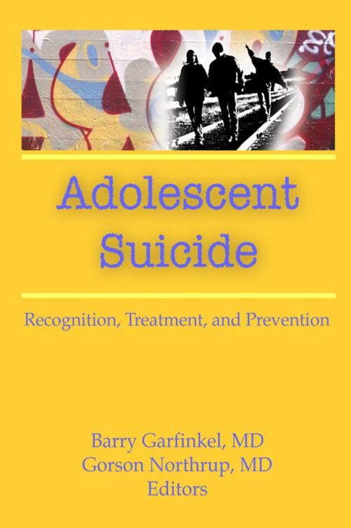 Cover of the book Adolescent Suicide by Barry Garfinkel, Taylor and Francis