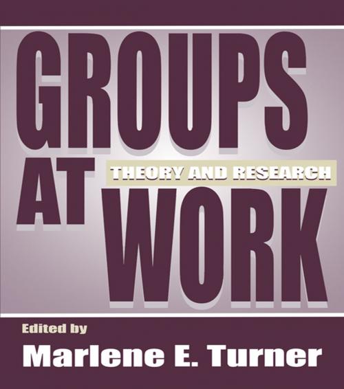 Cover of the book Groups at Work by , Taylor and Francis