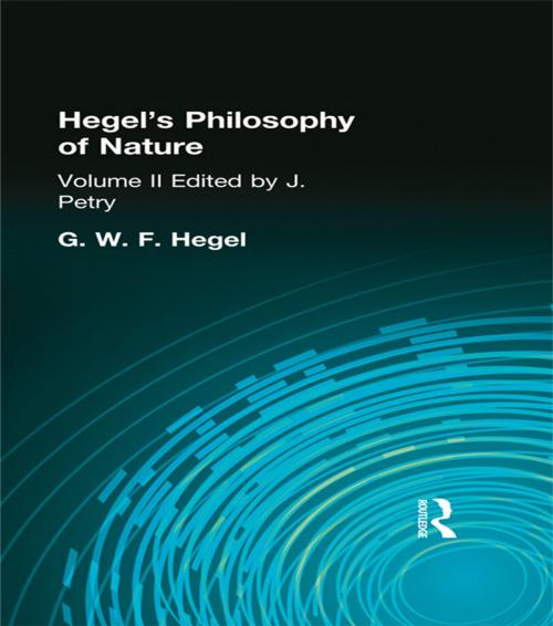 Cover of the book Hegel's Philosophy of Nature by Hegel, G W F, Taylor and Francis