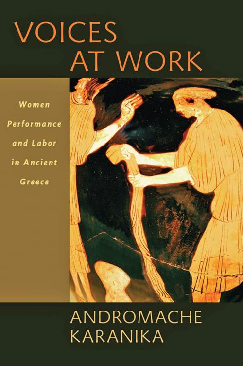 Cover of the book Voices at Work by Andromache Karanika, Johns Hopkins University Press