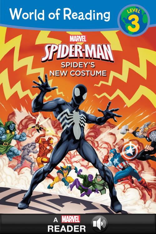 Cover of the book World of Reading Spider-Man: Spidey's New Costume by Marvel Press, Disney Book Group