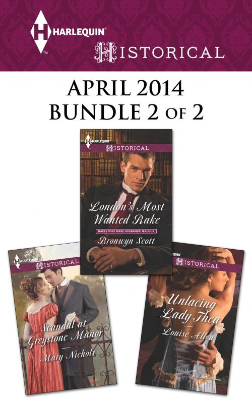 Cover of the book Harlequin Historical April 2014 - Bundle 2 of 2 by Bronwyn Scott, Louise Allen, Mary Nichols, Harlequin
