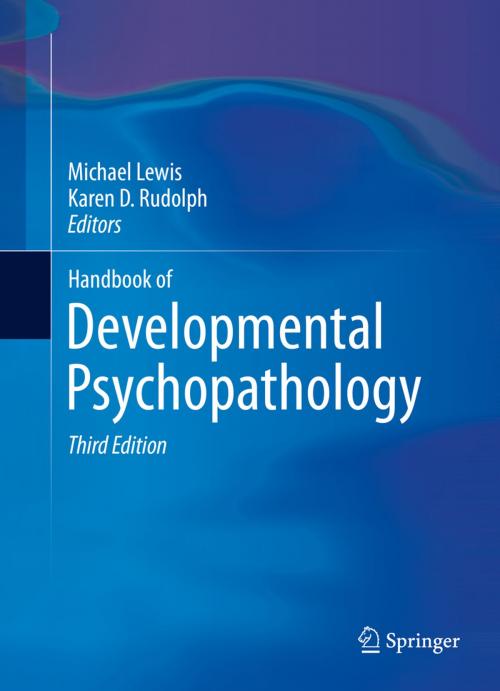 Cover of the book Handbook of Developmental Psychopathology by , Springer US