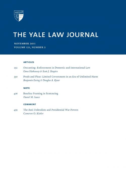 Cover of the book Yale Law Journal: Volume 121, Number 2 - November 2011 by Yale Law Journal, Quid Pro, LLC