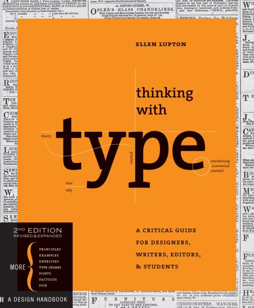 Cover of the book Thinking with Type by Ellen Lupton, Princeton Architectural Press