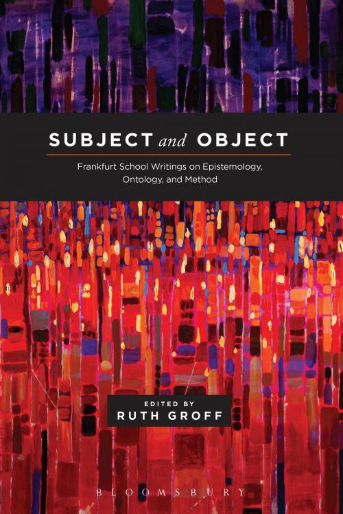 Cover of the book Subject and Object by , Bloomsbury Publishing
