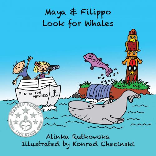 Cover of the book Maya & Filippo Look for Whales by Alinka Rutkowska, Capraro Press
