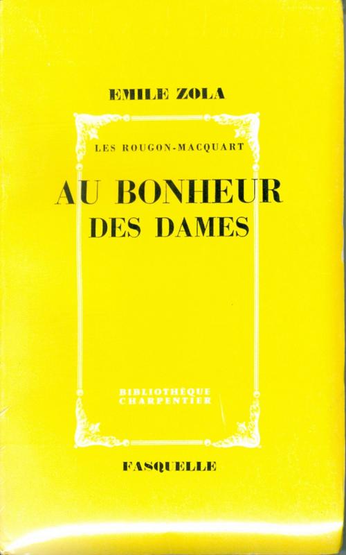 Cover of the book Au bonheur des dames by Émile Zola, Grasset