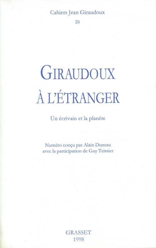Cover of the book Cahiers numéro 26 by Jean Giraudoux, Grasset