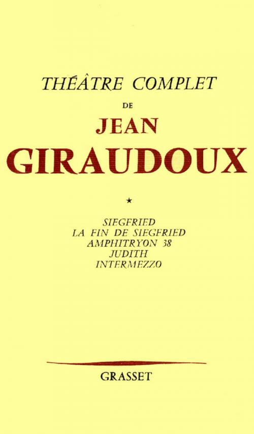 Cover of the book Théâtre complet T01 by Jean Giraudoux, Grasset