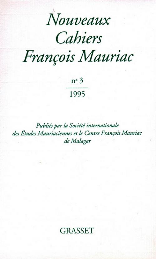 Cover of the book Nouveaux cahiers François Mauriac n°03 by François Mauriac, Grasset