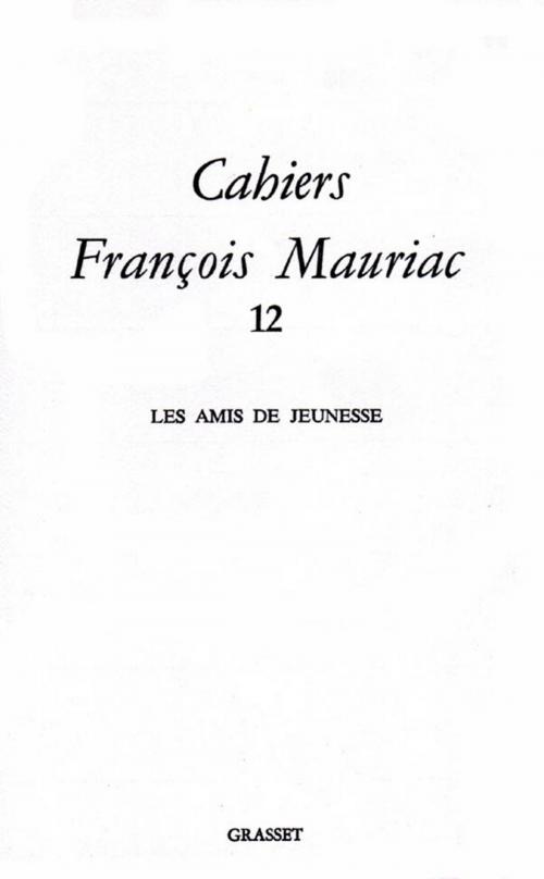 Cover of the book Cahiers numéro 12 (1985) by François Mauriac, Grasset