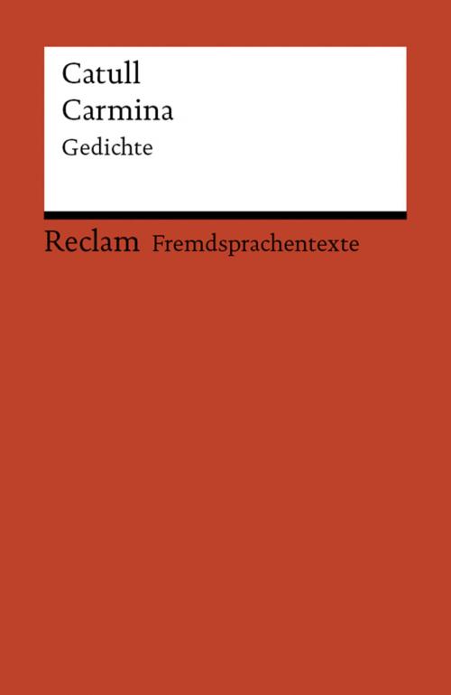 Cover of the book Carmina by Catull, Reclam Verlag