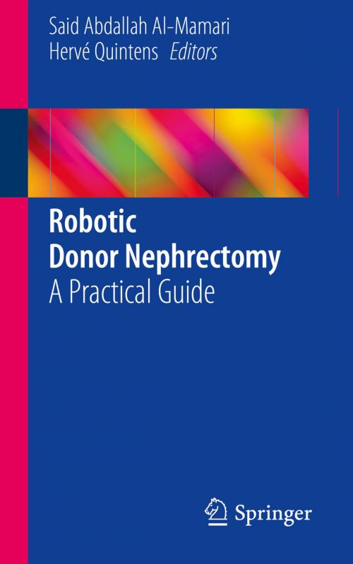 Cover of the book Robotic Donor Nephrectomy by , Springer International Publishing