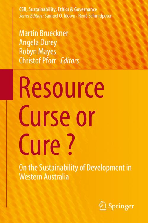 Cover of the book Resource Curse or Cure ? by , Springer Berlin Heidelberg