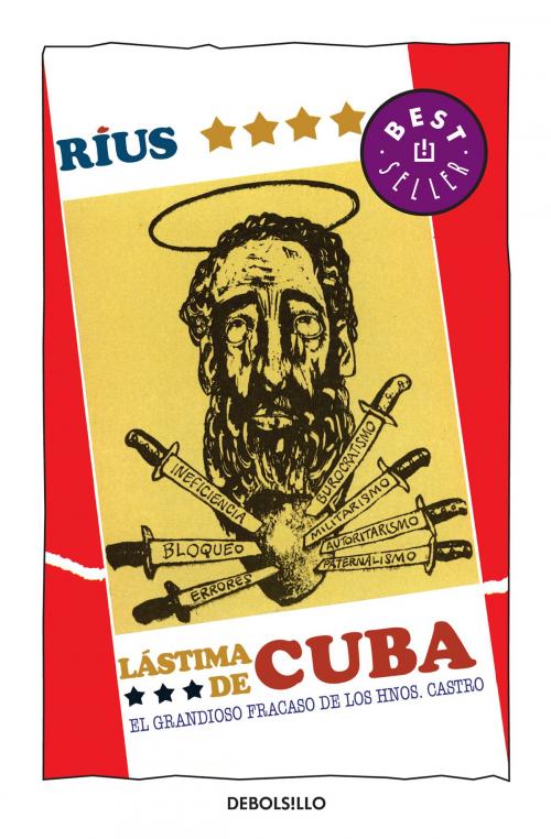 Cover of the book Lástima de Cuba (Colección Rius) by Rius, Penguin Random House Grupo Editorial México