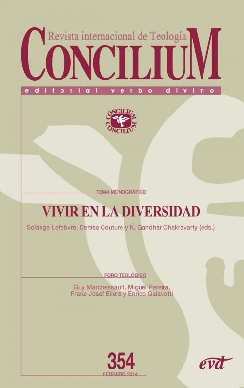 Cover of the book Vivir en la diversidad. Concilium 354 by Solange Lefebvre, Verbo Divino