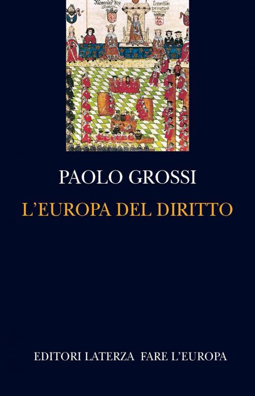 Cover of the book L'Europa del diritto by Paolo Grossi, Editori Laterza
