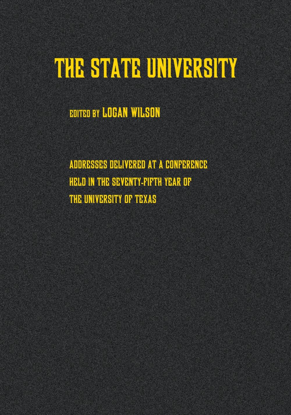 Big bigCover of The State University