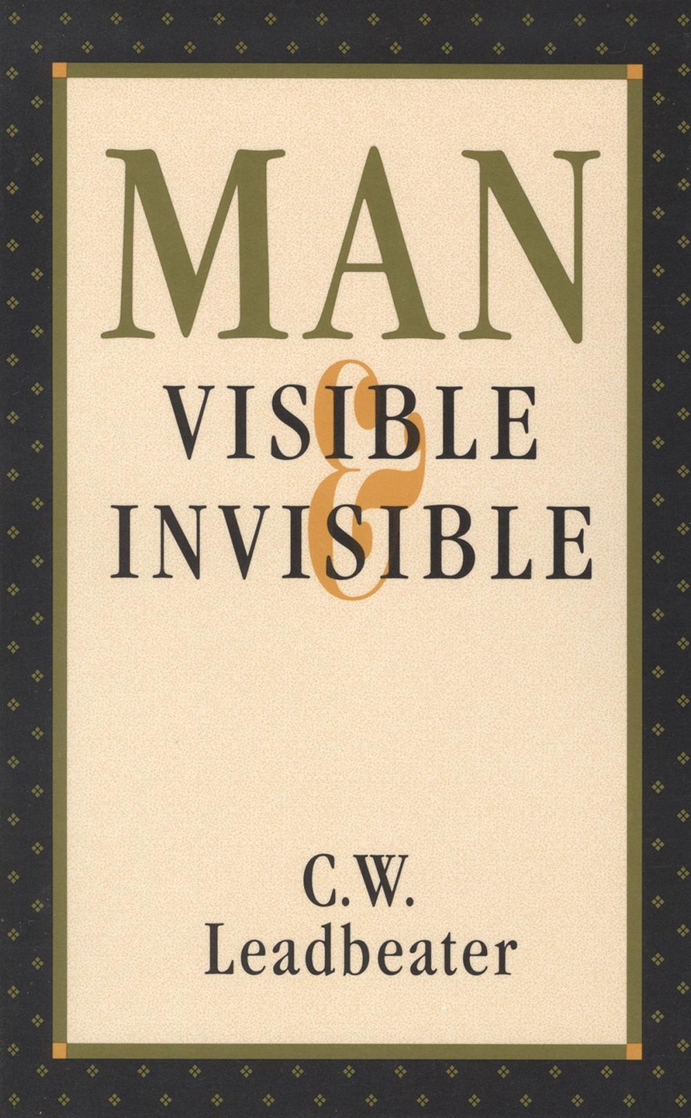 Big bigCover of Man, Visible and Invisible