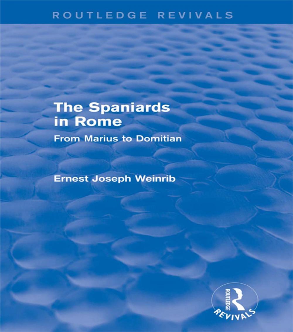 Big bigCover of The Spaniards in Rome (Routledge Revivals)
