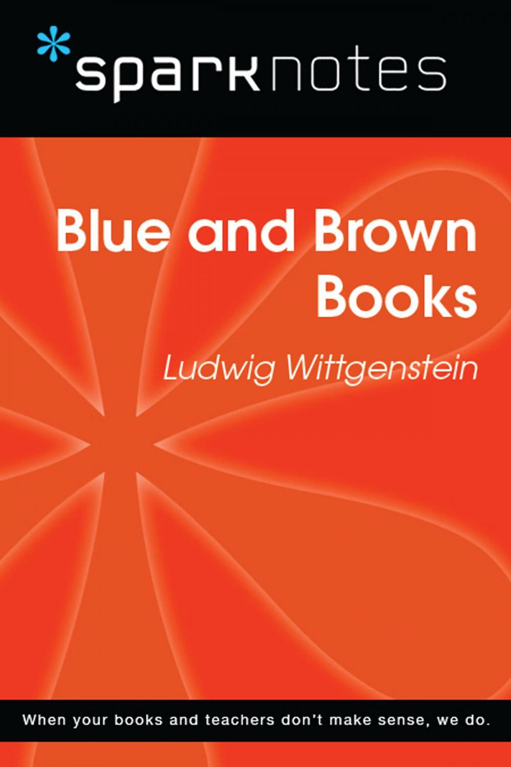 Big bigCover of Blue and Brown Books (SparkNotes Philosophy Guide)